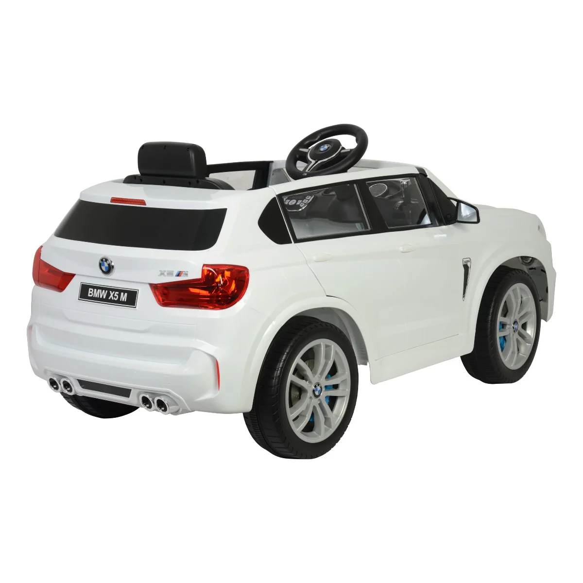 BMW X5M Battery Operated SUV Ride On Car White 6661R - Image 2
