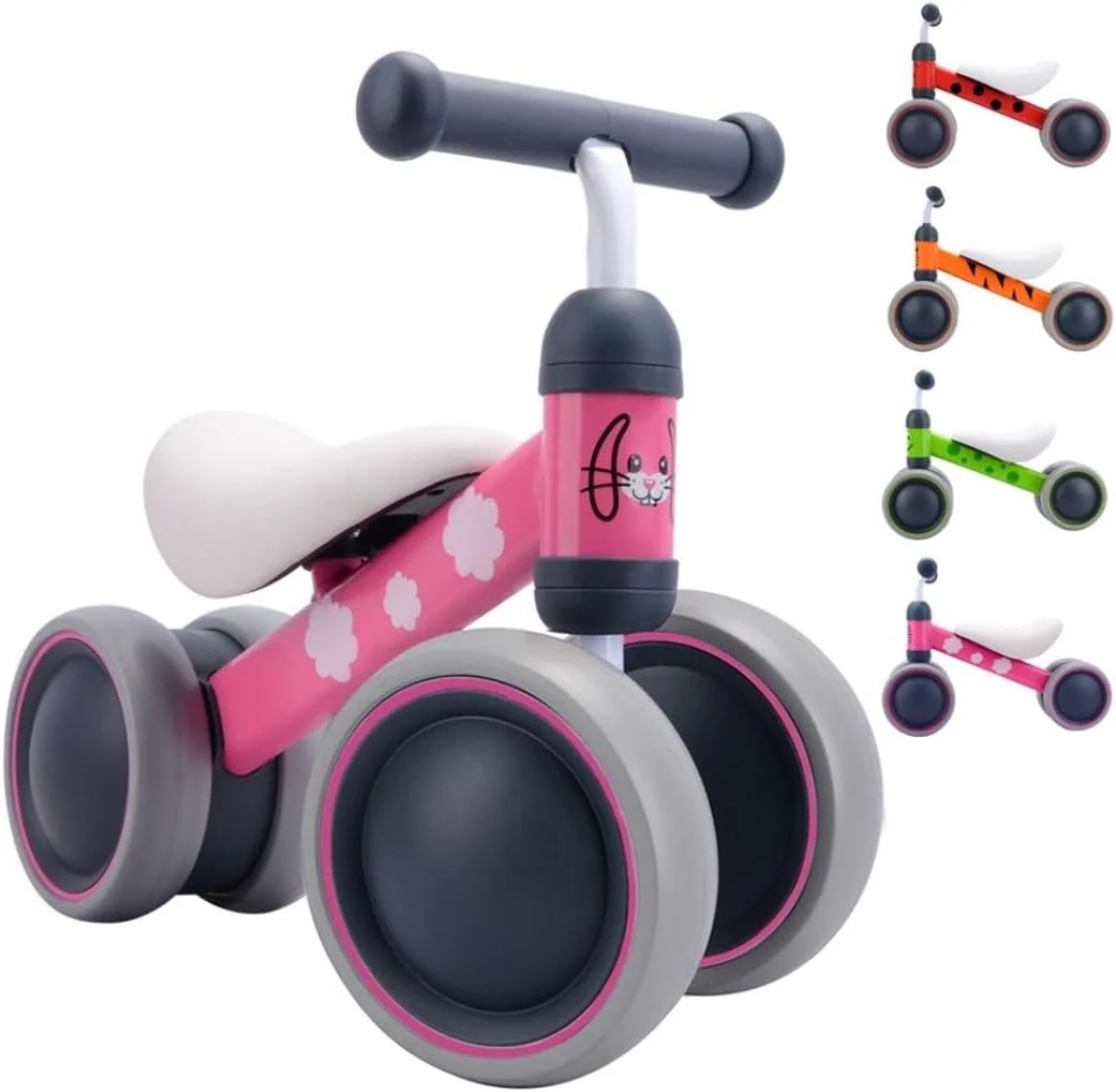 BOLDCUBE  Baby Balance Bike Bonnie Bunny (Pink) - Image 2