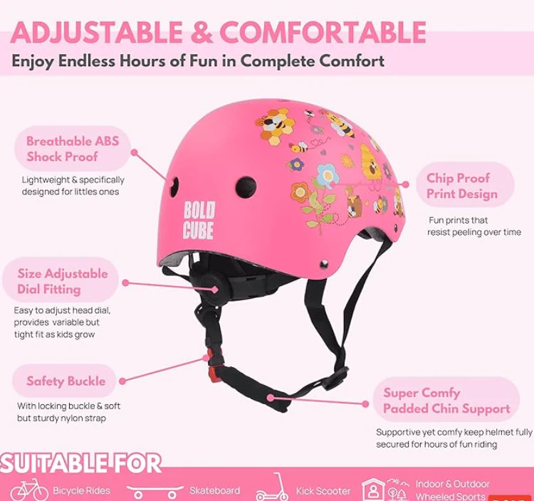 Boldcube Helmet Bee Garden - Pink - Image 2