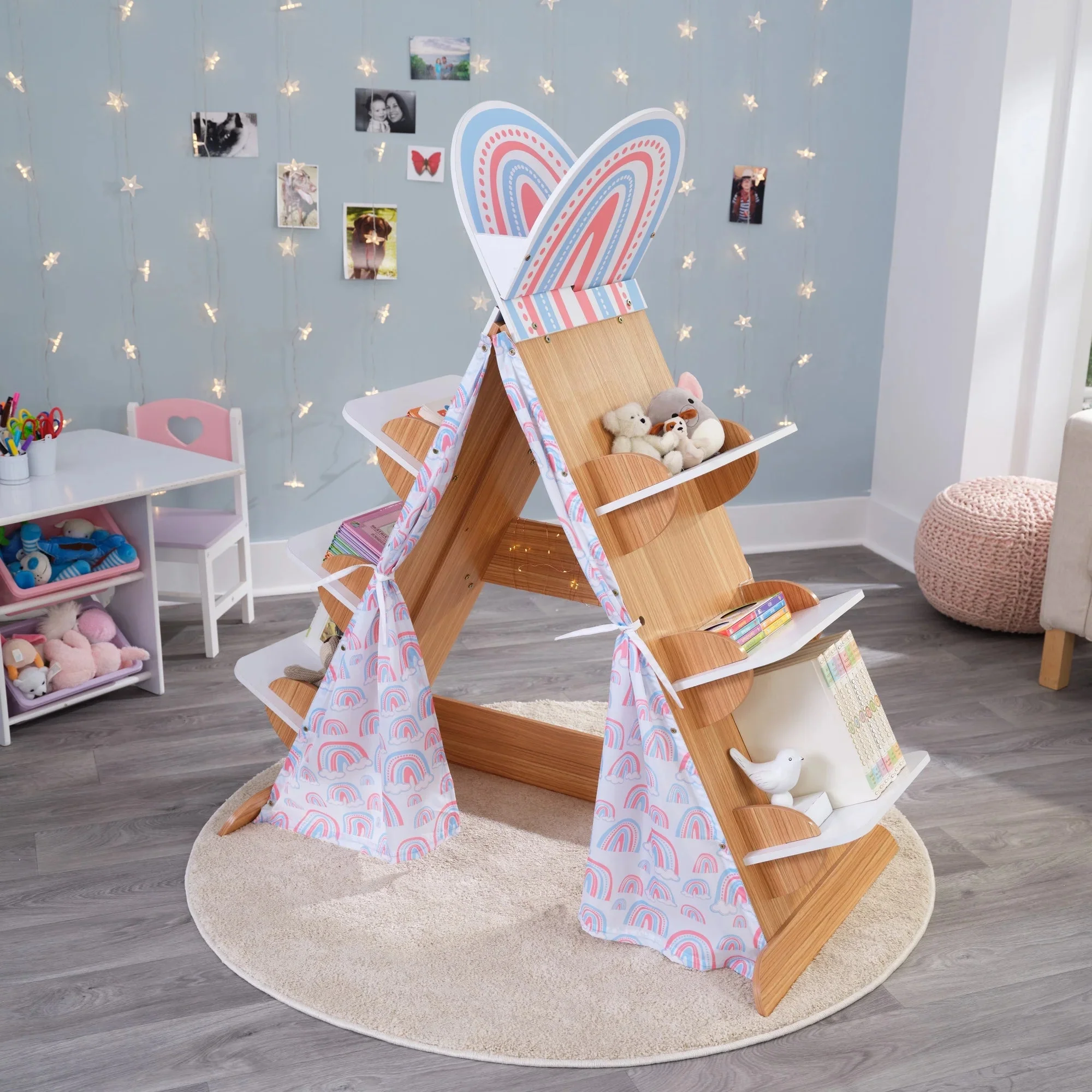 Book Nook Tent with Shelves - Image 4