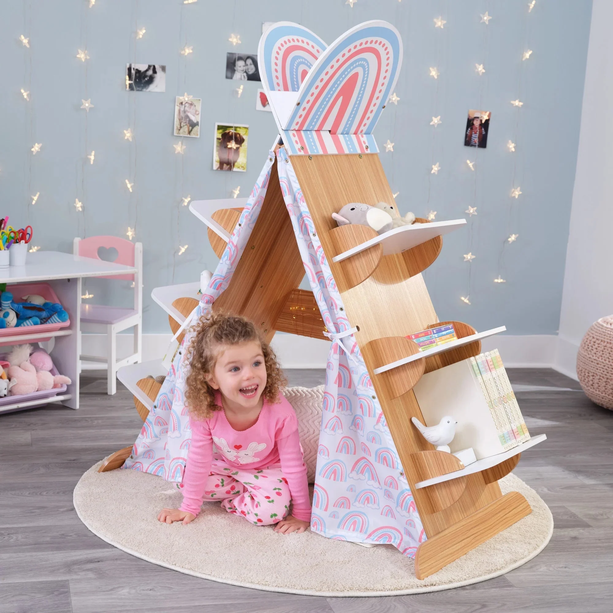 Book Nook Tent with Shelves - Image 6