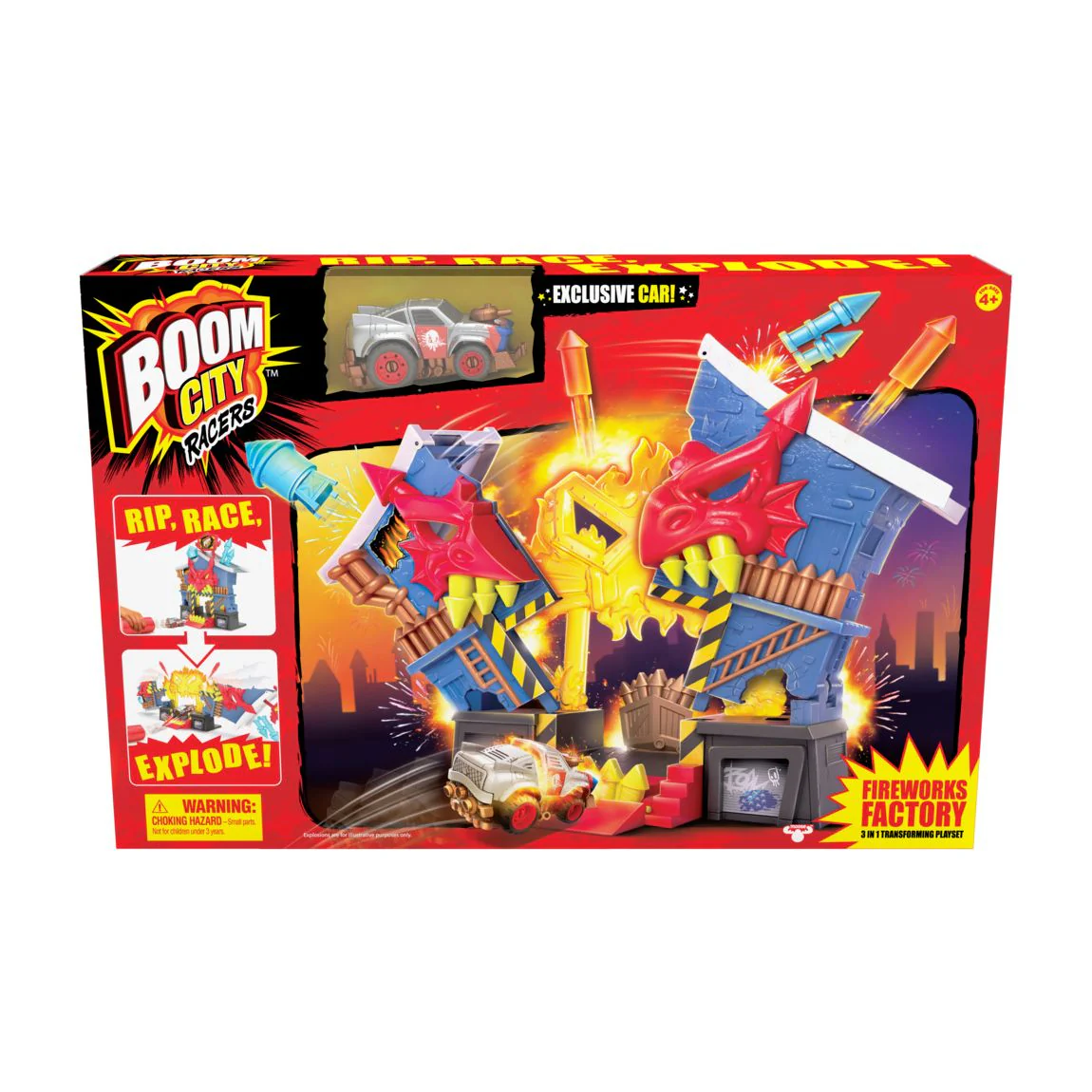 Boom City Racers Fireworks Factory Playset - Image 3