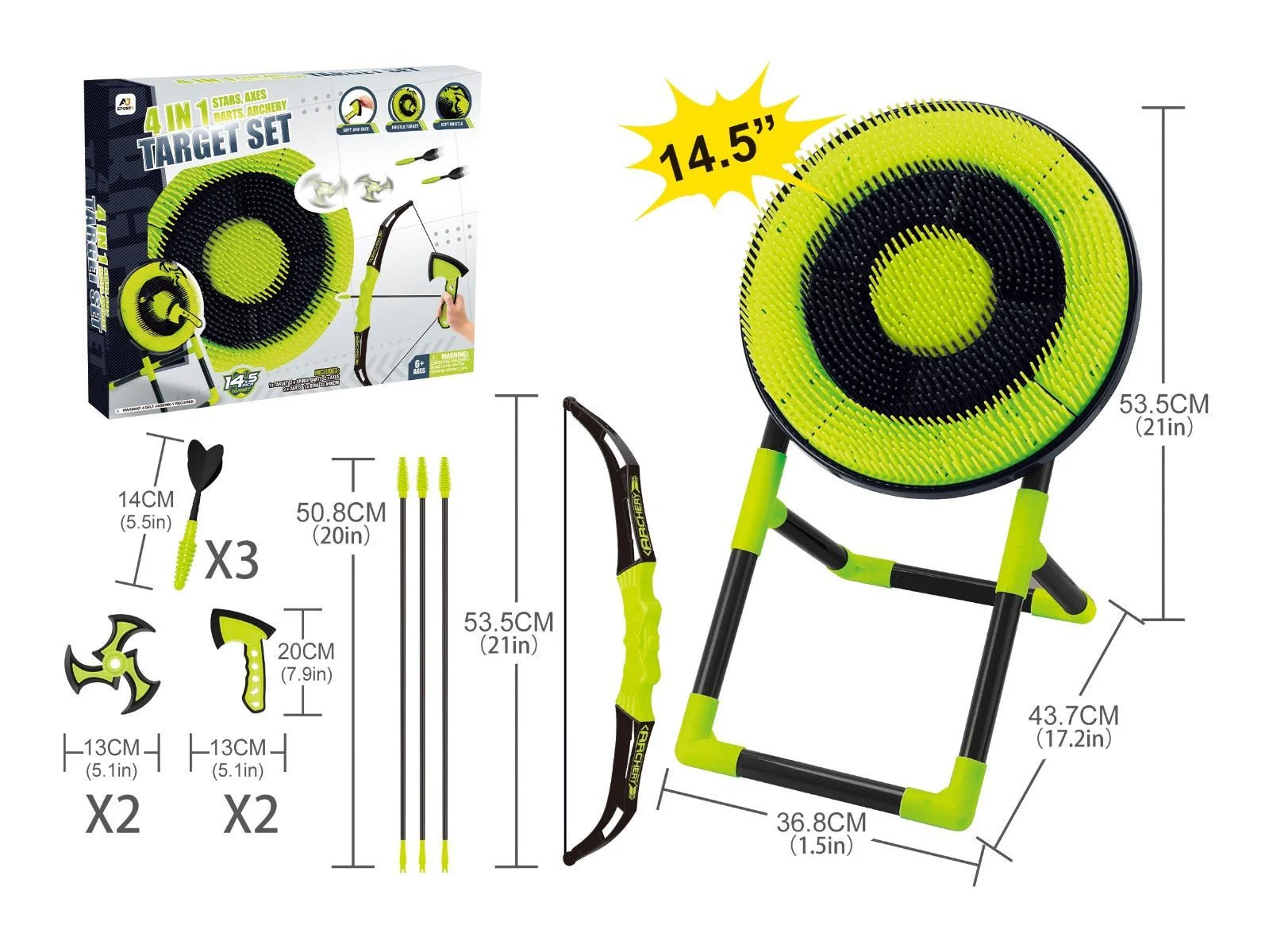 Bow 4 In 1 Target Set AZ191-DT - Image 2