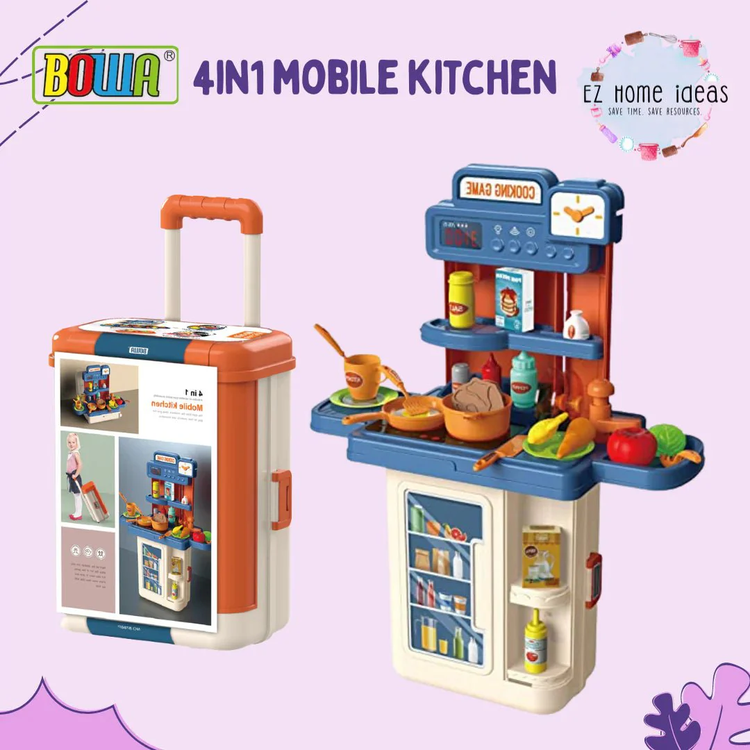 Bowa 4 in 1 Mobile Kitchen Cooking Game - Image 6
