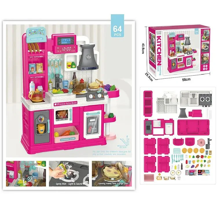 Bowa Cooking Food Kitchen Set 64-Pcs 8788A - Image 2