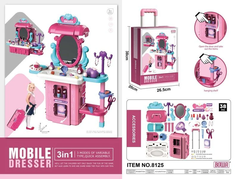 Bowa Mobile Dresser 3-in-1 Beauty Set 8125