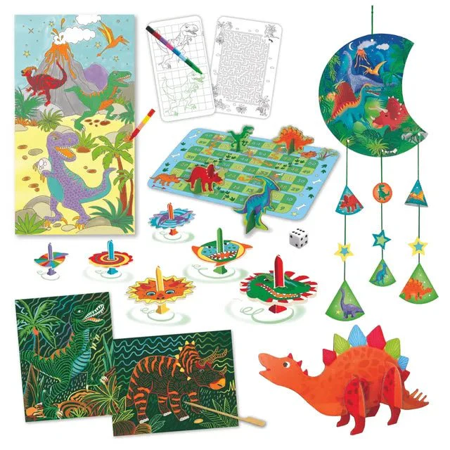 Box Candiy Dino Adventure - Travel Suitcase Multi Craft And Activity Set BCS2106 - Image 2
