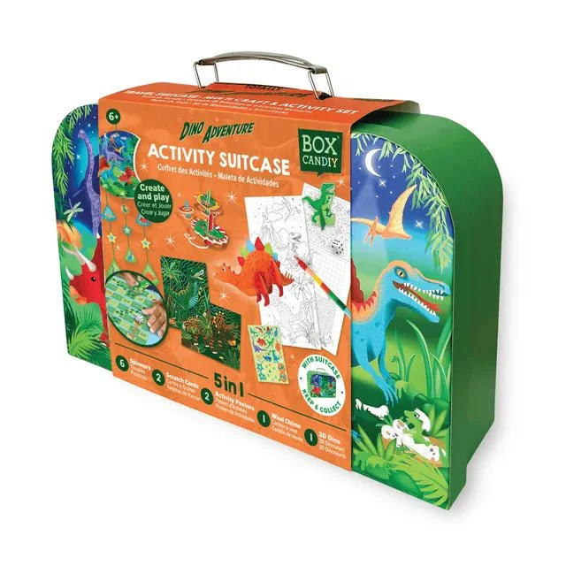 Box Candiy Dino Adventure - Travel Suitcase Multi Craft And Activity Set BCS2106 - Image 5