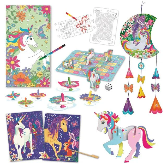 Box Candiy Unicorn Adventure - Travel Suitcase Multi Craft And Activity Set BCS2107 - Image 2