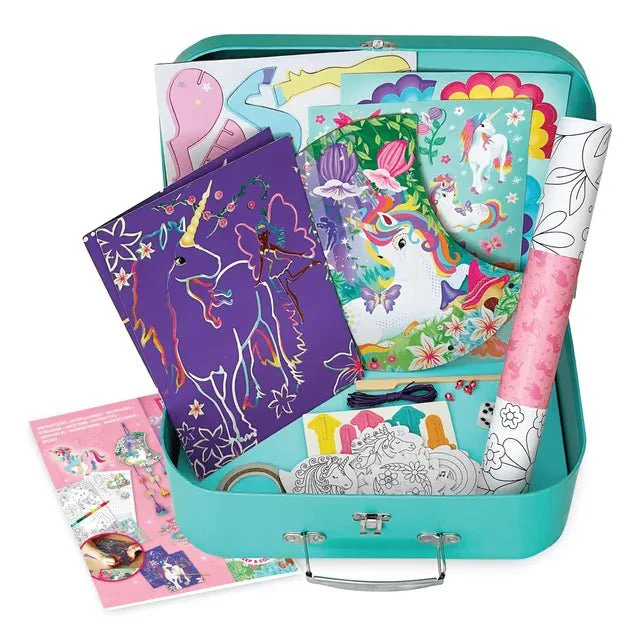 Box Candiy Unicorn Adventure - Travel Suitcase Multi Craft And Activity Set BCS2107 - Image 4