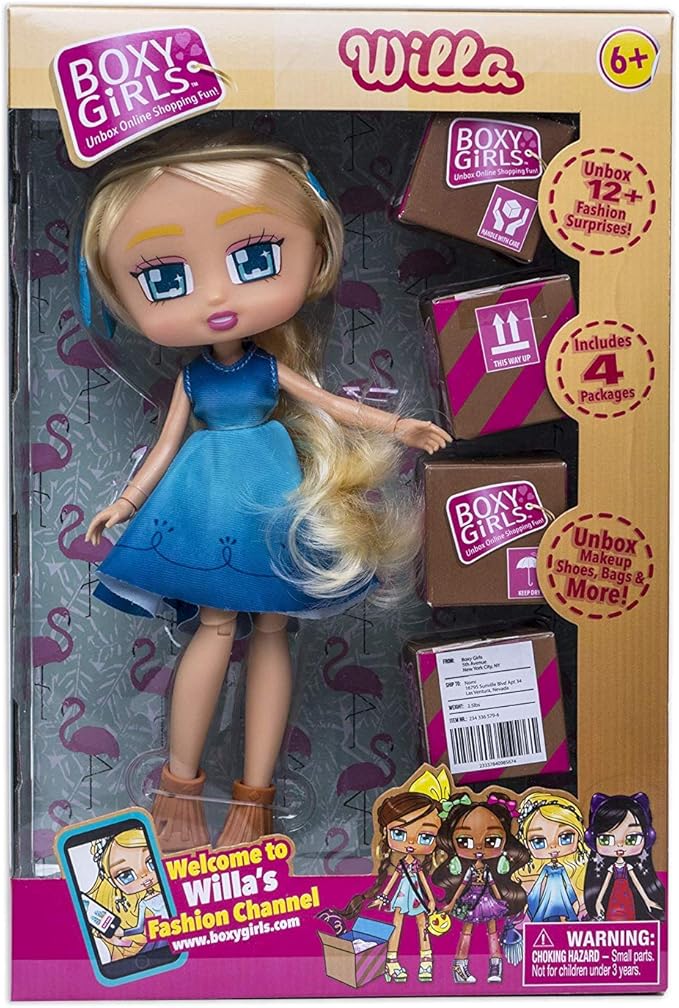 Boxy Girls Willa Doll – Unbox 12+ Fashion Surprises - Image 2