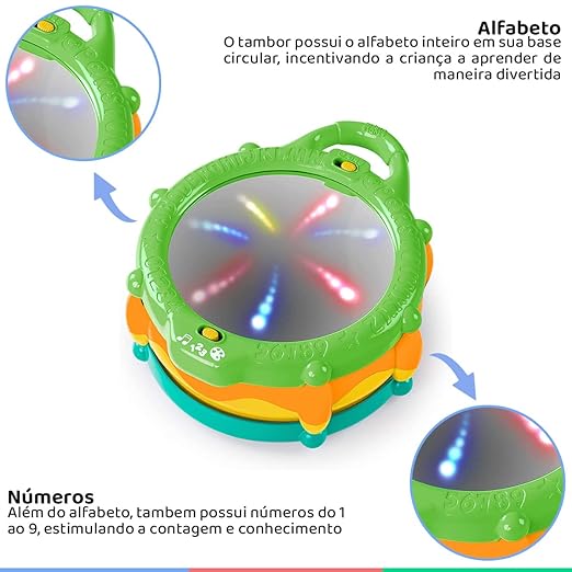 Bright Starts Light & Learn Drum 52179 - Image 3