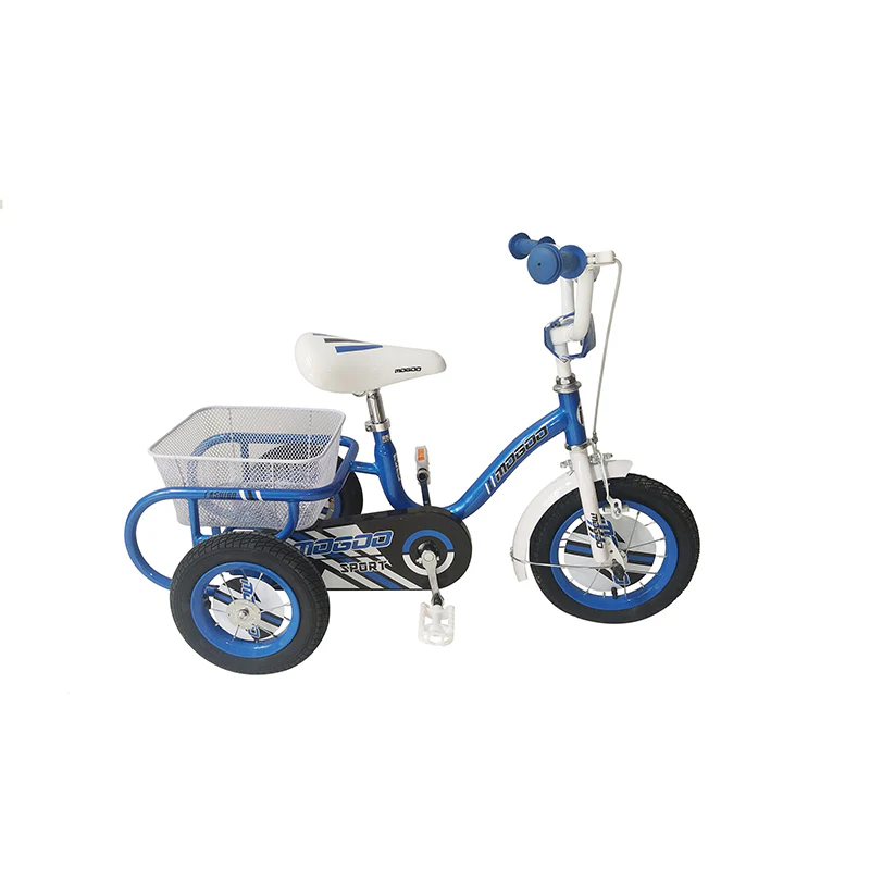 Bronco Three Wheel Bicycle with Basket 10-inch Blue 1210