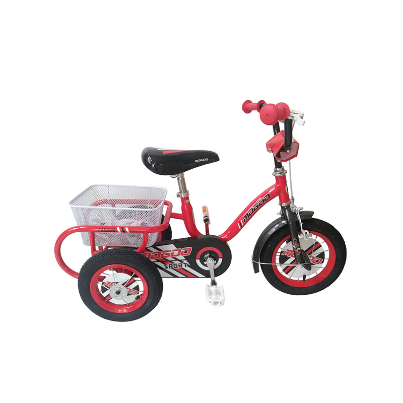 Bronco Three Wheel Bicycle with Basket 10-inch Red 1210