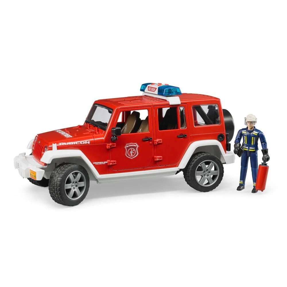 Bruder Jeep Rubicon Fire Rescue Vehicle