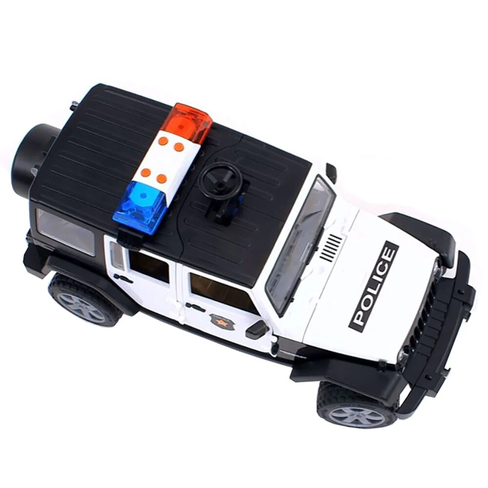 Bruder Jeep Wrangler Unlimited Rubicon Police Vehicle with Policeman - Image 3