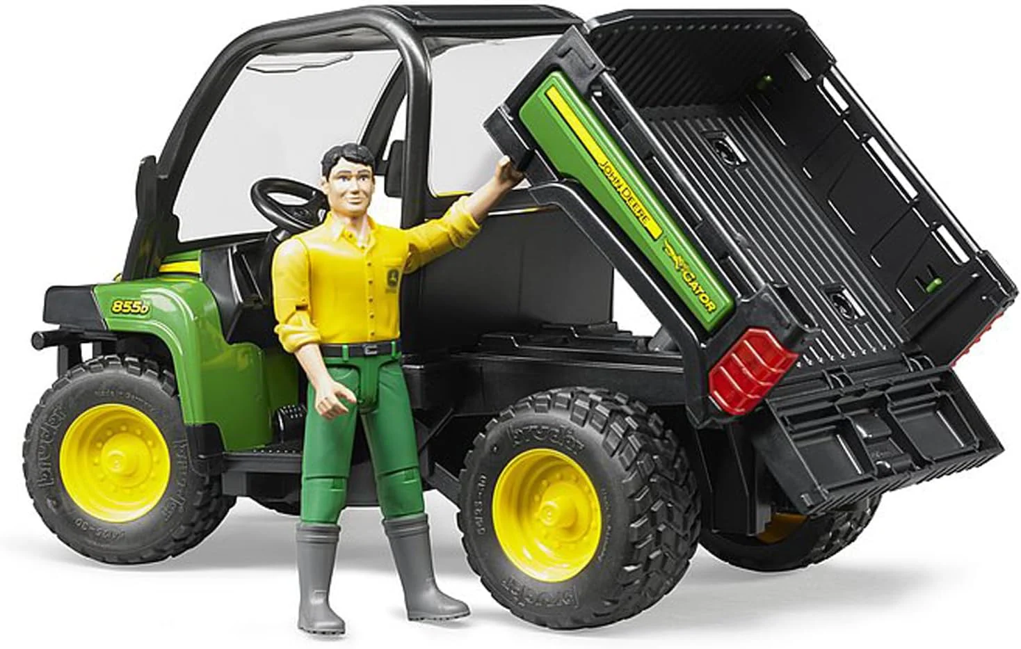 Bruder John Deere Gator XUV 855D with Driver 02490 - Image 2