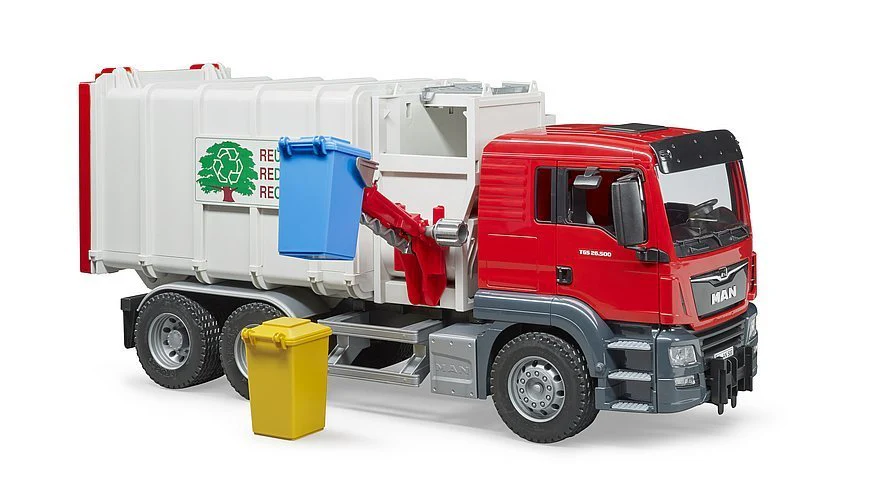 Bruder Man TGS Side Loading Garbage Truck 03761