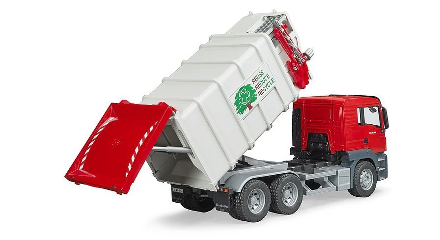 Bruder Man TGS Side Loading Garbage Truck 03761 - Image 2