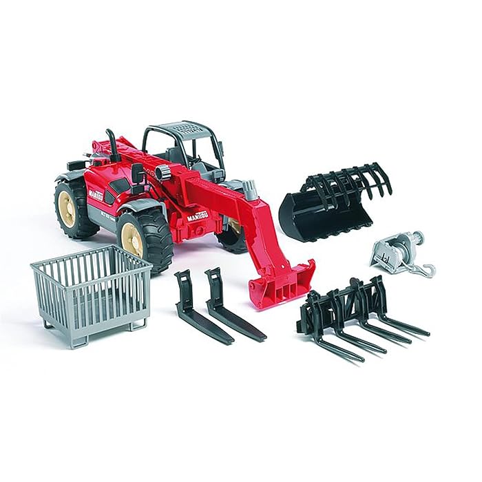 Bruder Manitou Telescopic Loader MLT633 02125 - Image 4