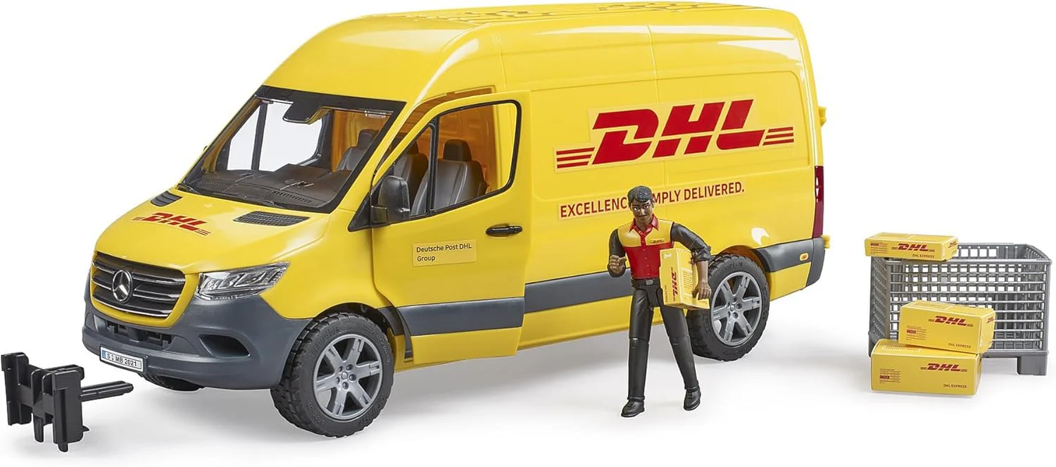 Bruder MB Sprinter DHL with Driver 02671