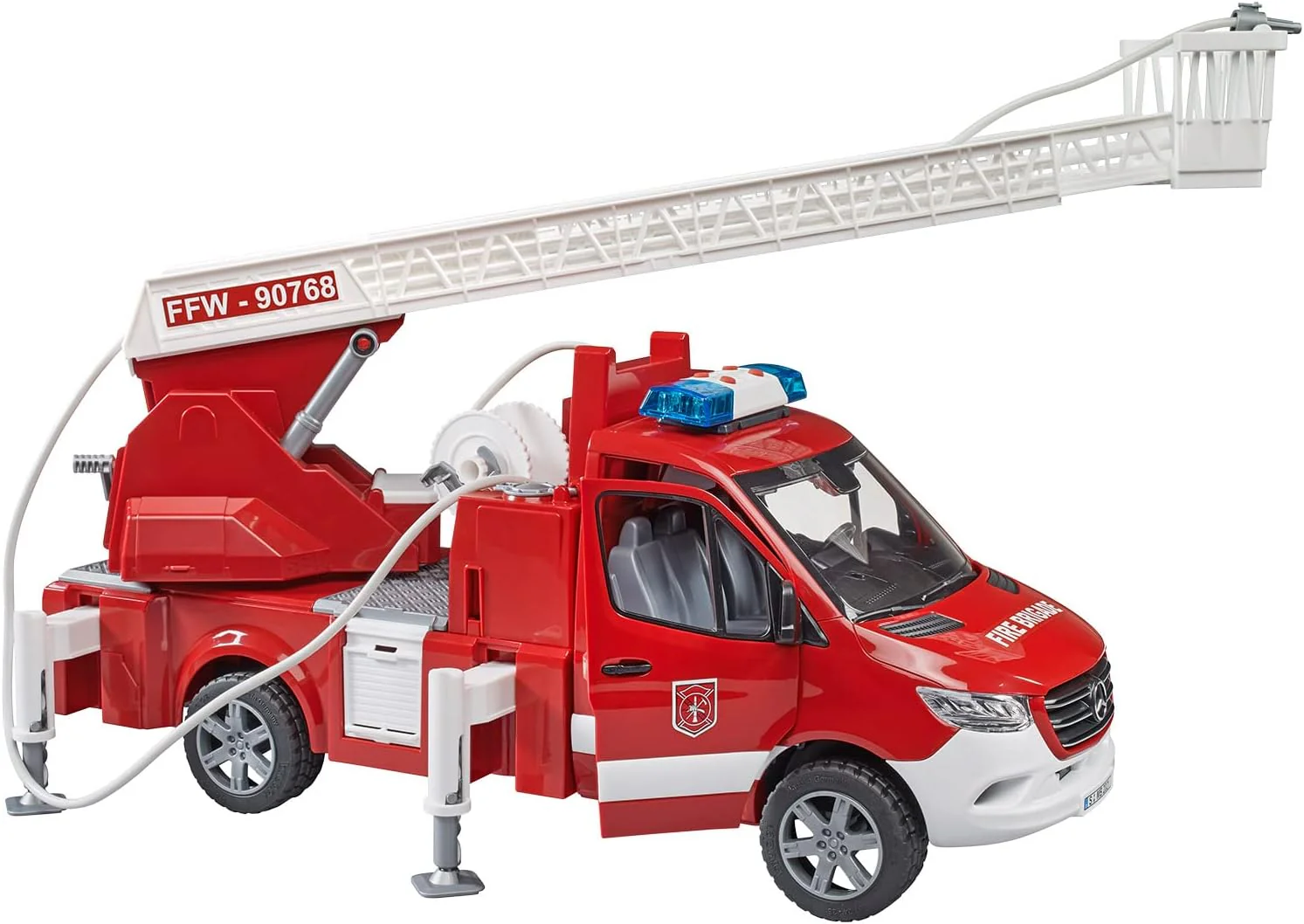 Bruder MB Sprinter Fire Engine with Ladder and Waterpump 02673 - Image 3