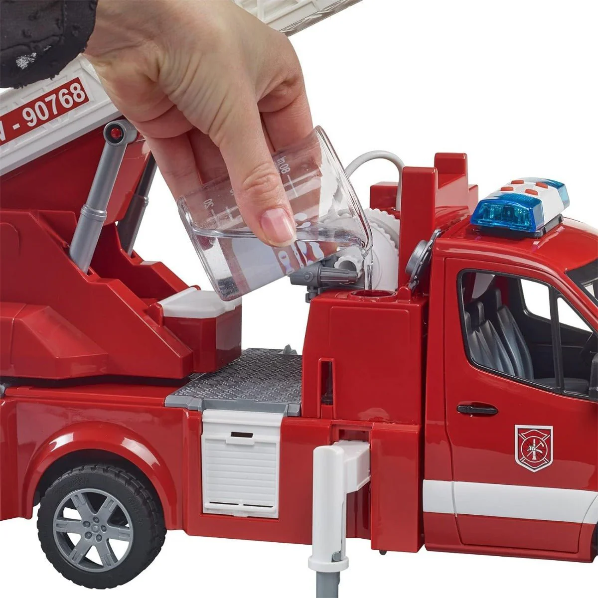 Bruder MB Sprinter Fire Engine with Ladder and Waterpump 02673 - Image 5