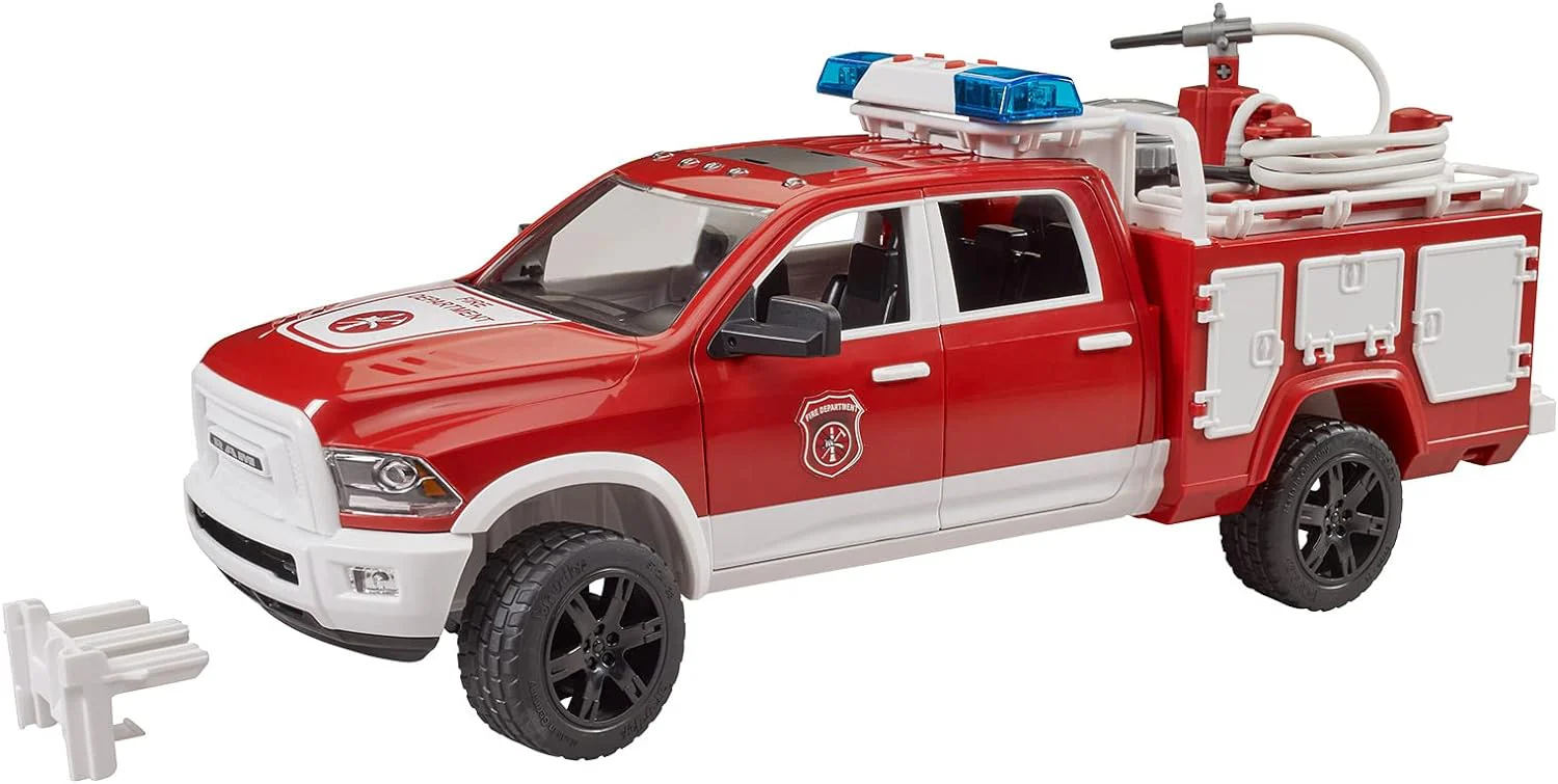 Bruder RAM 2500 Fire Engine Truck with Light and Sound 02544 - Image 2
