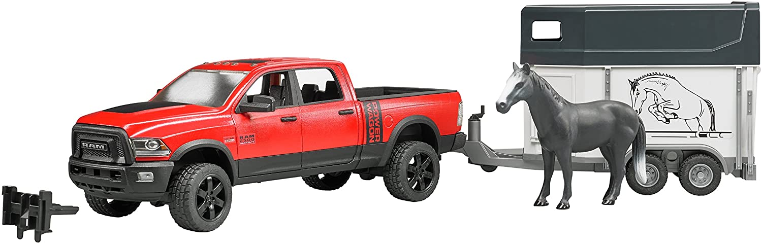 Bruder Ram 2500 Power Wagon with Horse Trailer