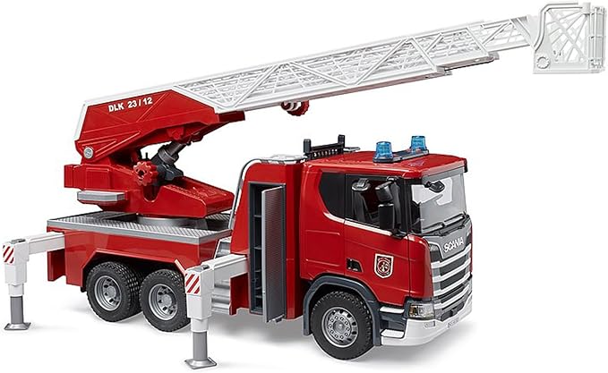 Bruder Scania R-series Fire engine with Water Pump 03590 - Image 5