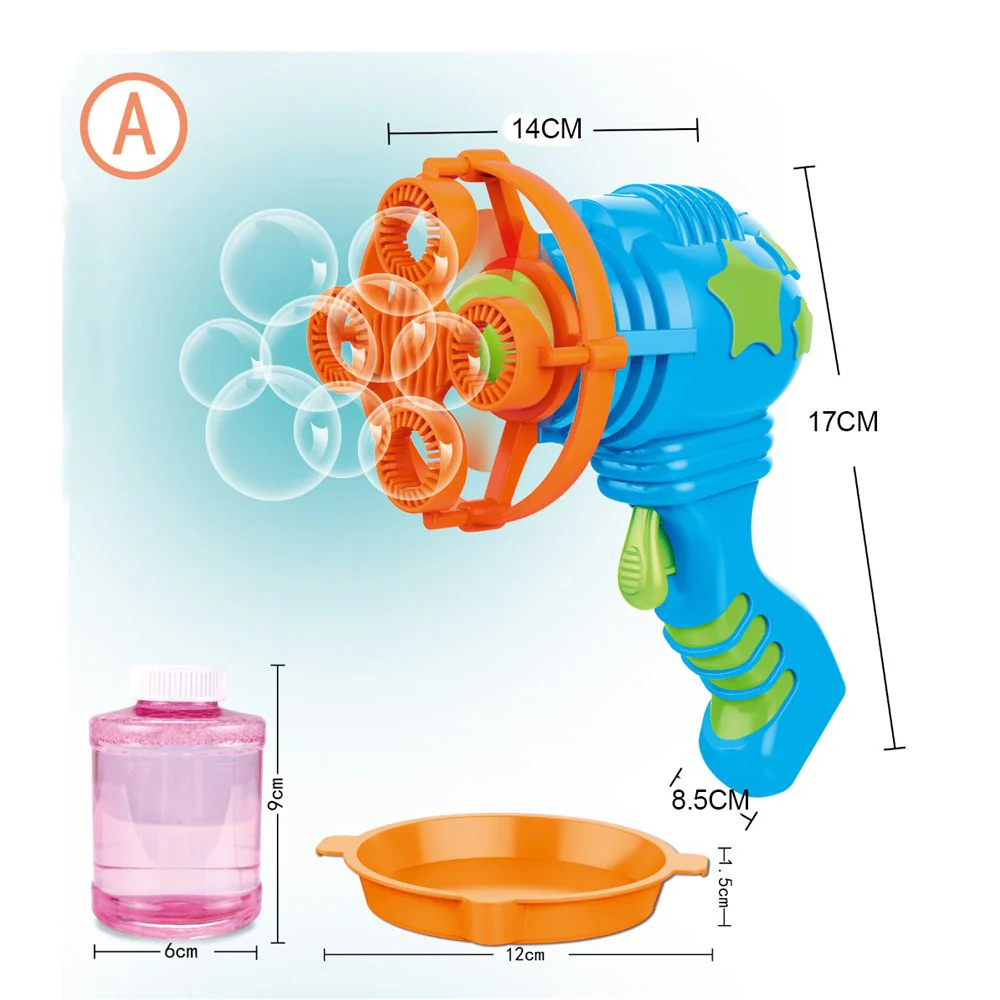 Bubz Electric Four Head Bubble Gun P8928 - Image 3