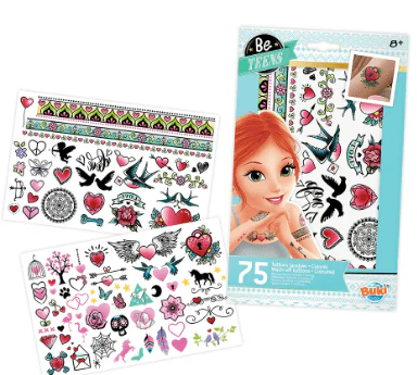 Buki 75 Wash-Off Tattoos - Assortment TA001Buki 75 Wash-Off Tattoos - Assortment TA001 - Image 2