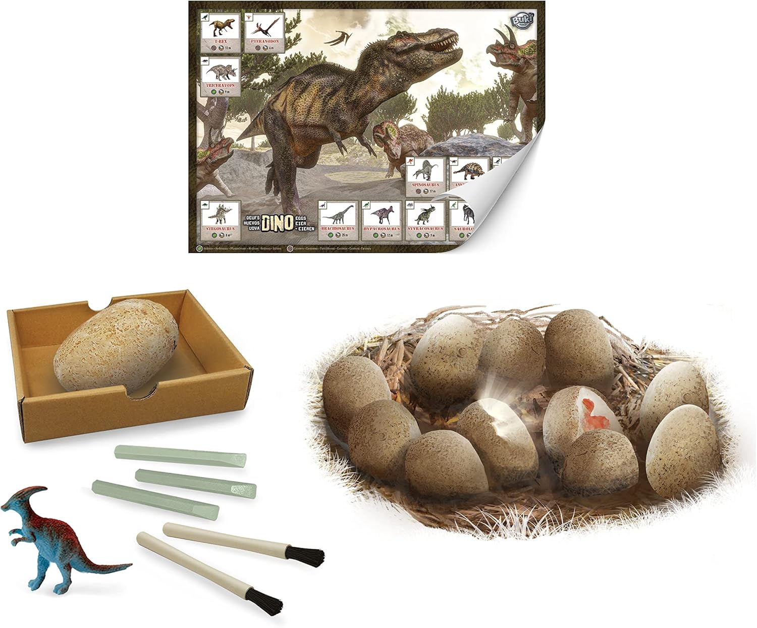 Buki Dino Mega Egg - Maxi Pack X12 2138 - Image 4