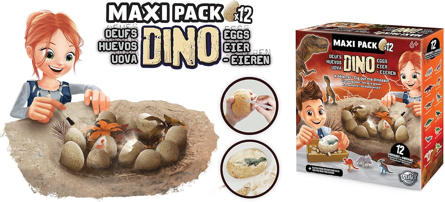 Buki Dino Mega Egg - Maxi Pack X12 2138 - Image 5