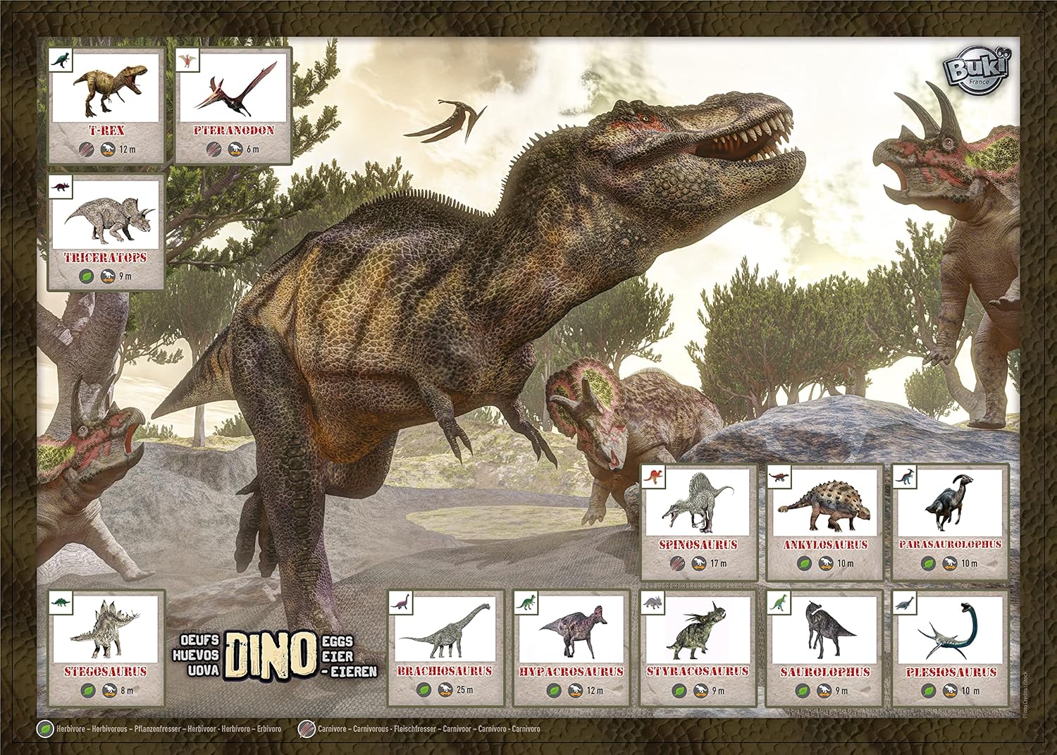 Buki Dino Mega Egg - Maxi Pack X12 2138 - Image 7