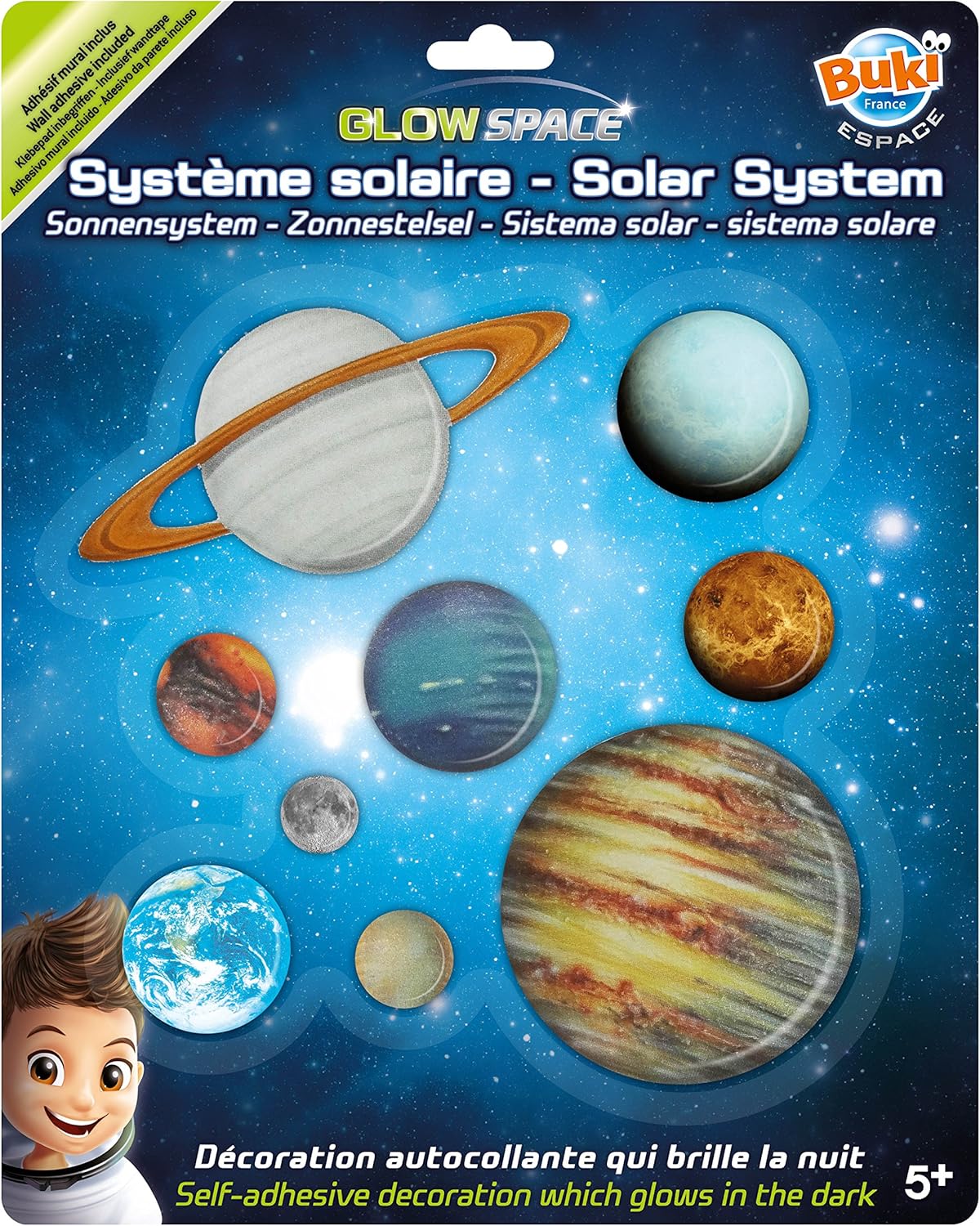 Buki France Glow Solar System 3DF10 – Wall Stickers