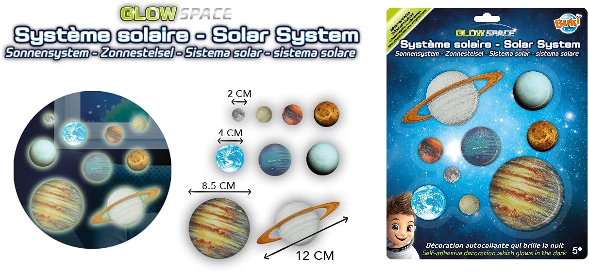 Buki France Glow Solar System 3DF10 – Wall Stickers - Image 2