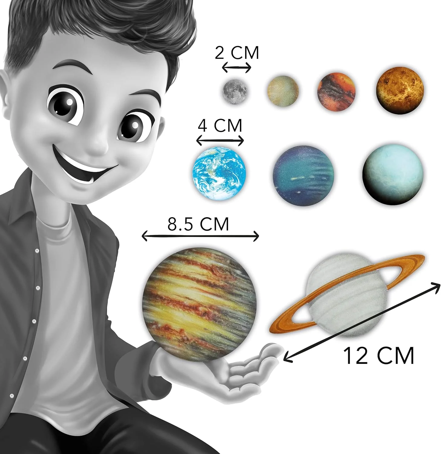 Buki France Glow Solar System 3DF10 – Wall Stickers - Image 4