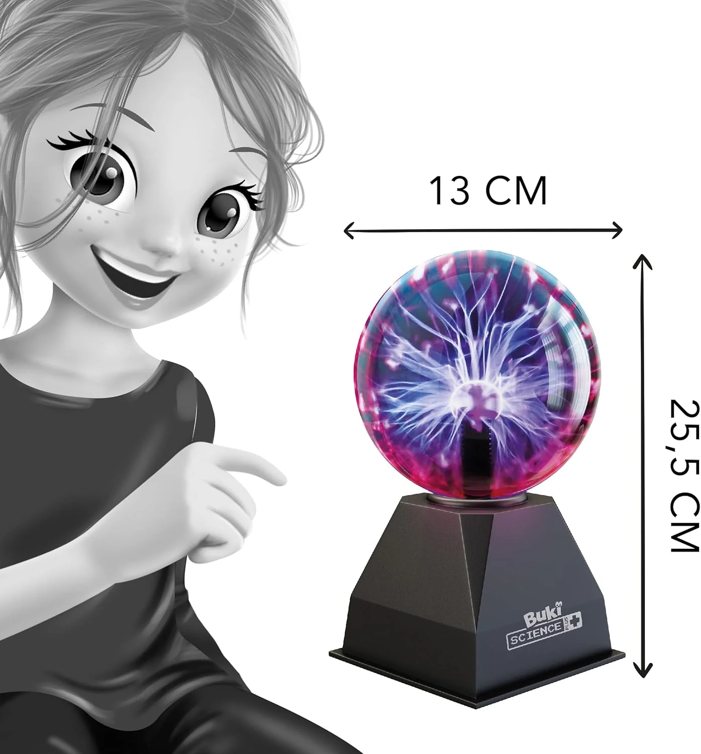Buki France Plasma Ball SP007 – Touch & Sound Reactive - Image 3