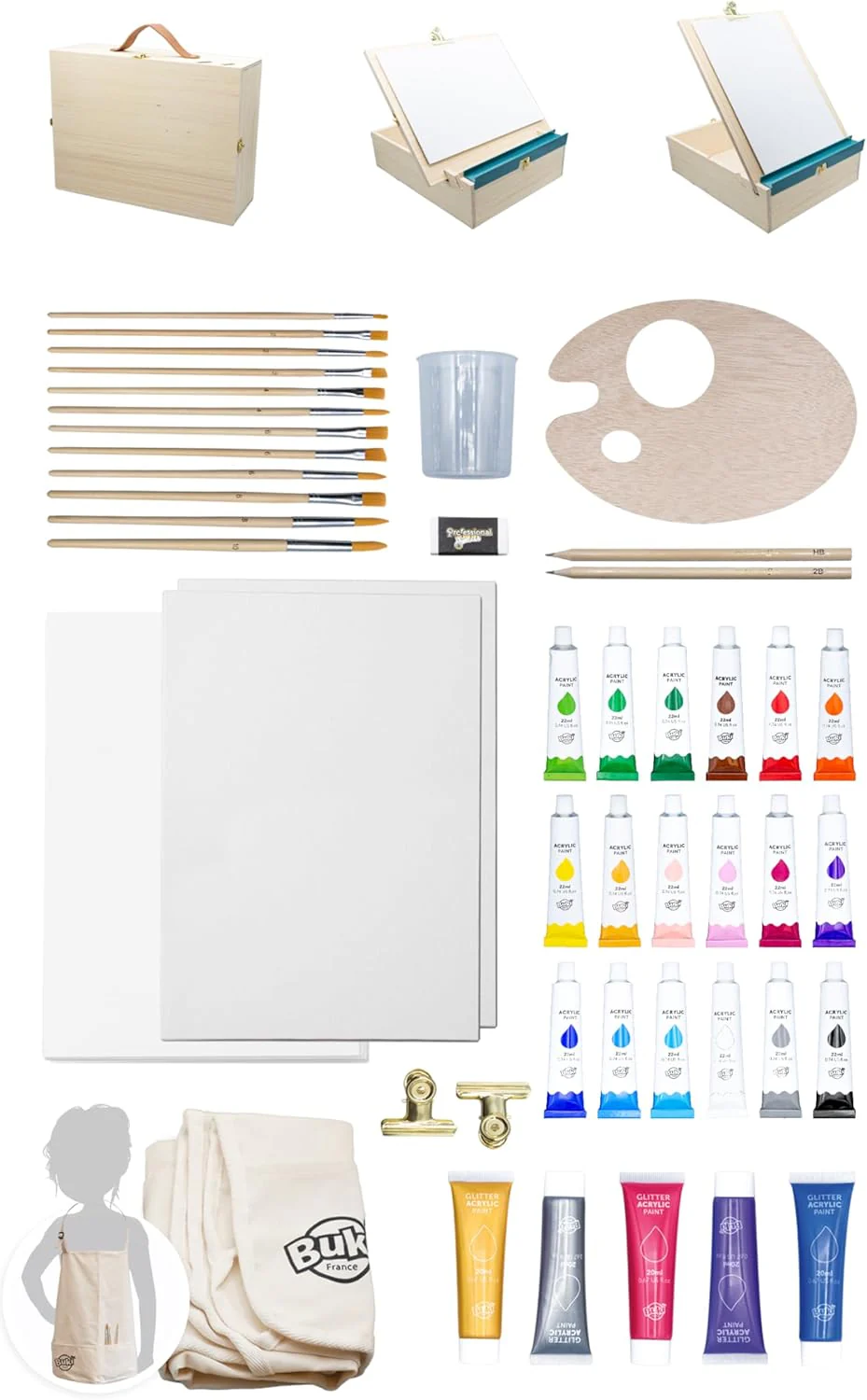 Buki France Professional Artist Studio Set 5440 - Image 3