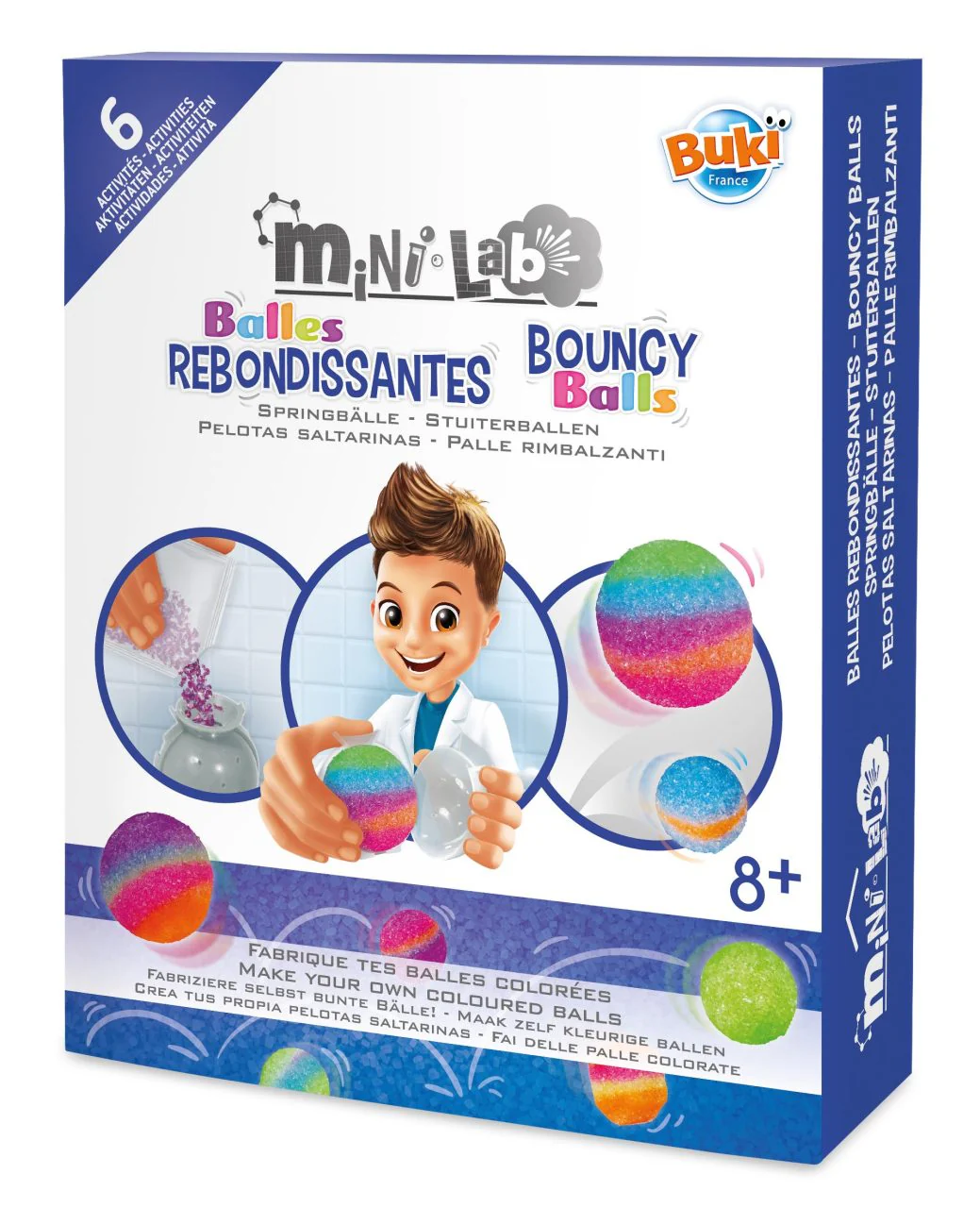 Buki Mini Lab Bouncy Balls 3009
