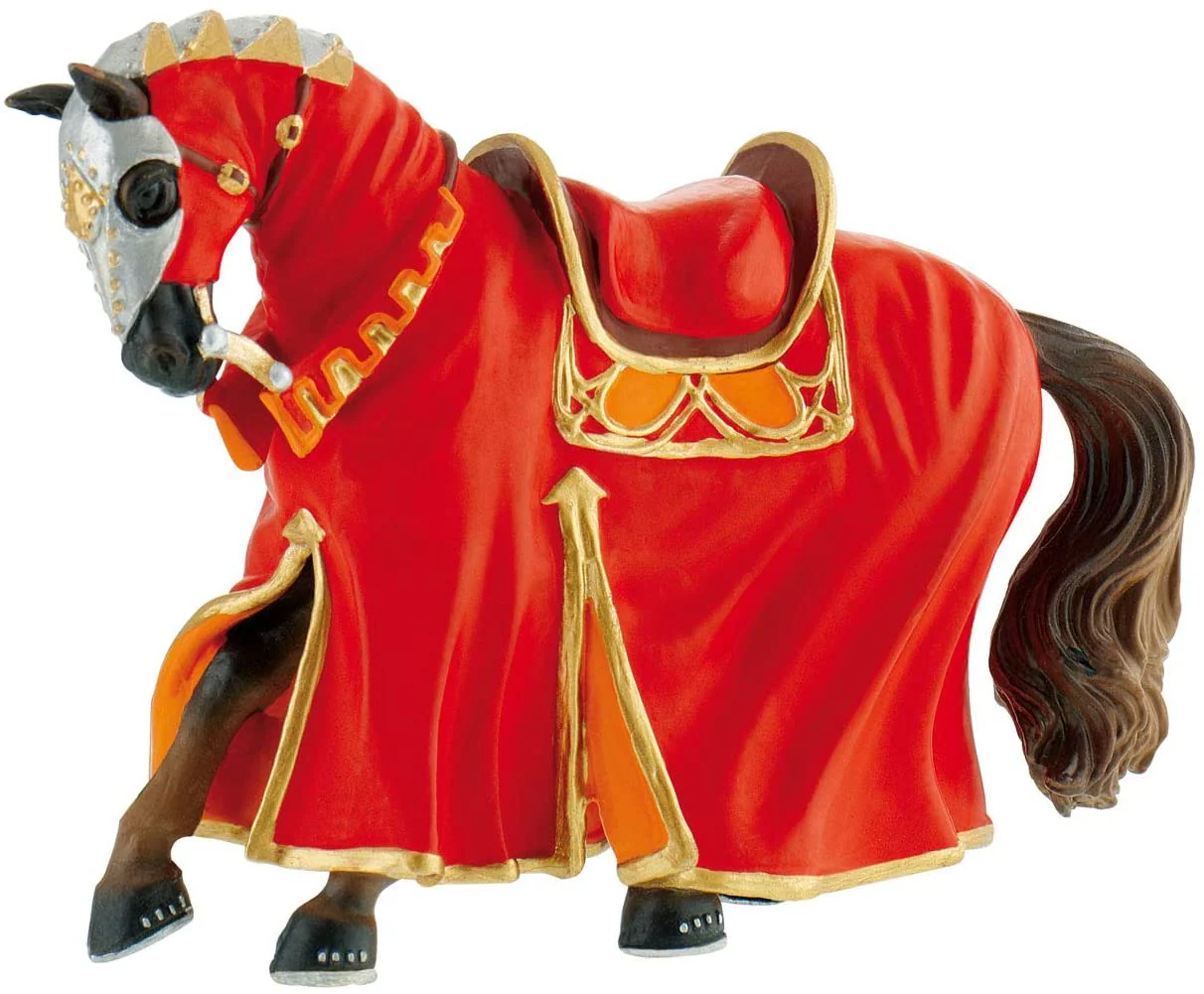Bullyland Figurine Tournament Horse Red 80768