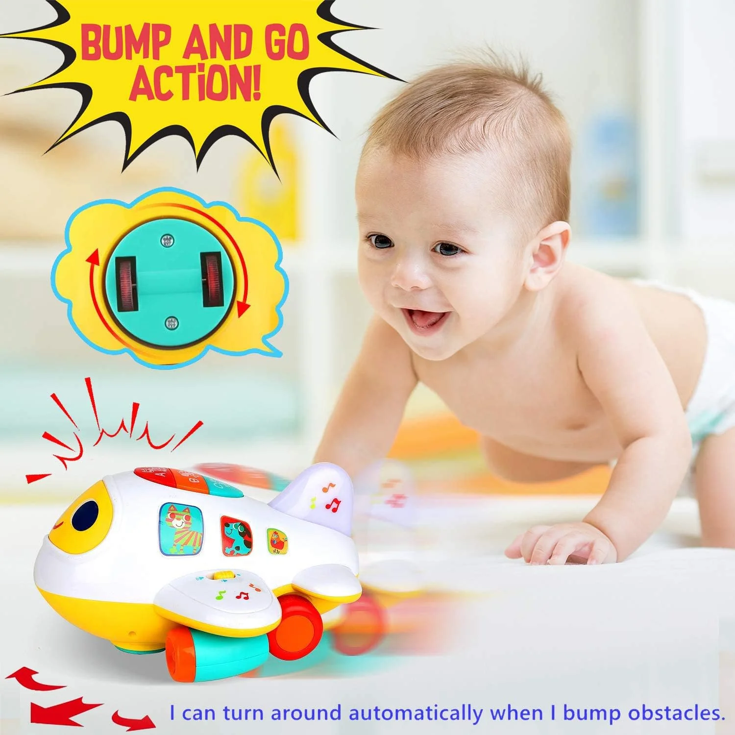 Bump 'n Go Learning Plane 6103 - Image 7