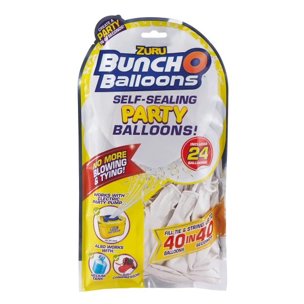 Bunch O Balloons Self Sealing Party Balloons 24pk Refill White 56173GUQ1 - Image 3