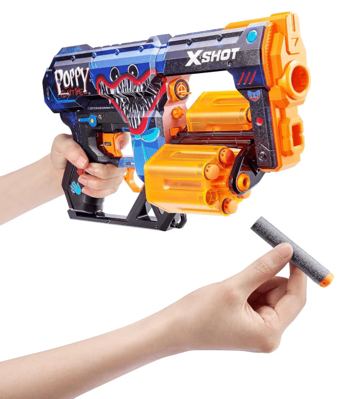 Bundle Offer X-Shot Skins Last Stand Dart Blaster With Flux Poppy Playtime - Image 2
