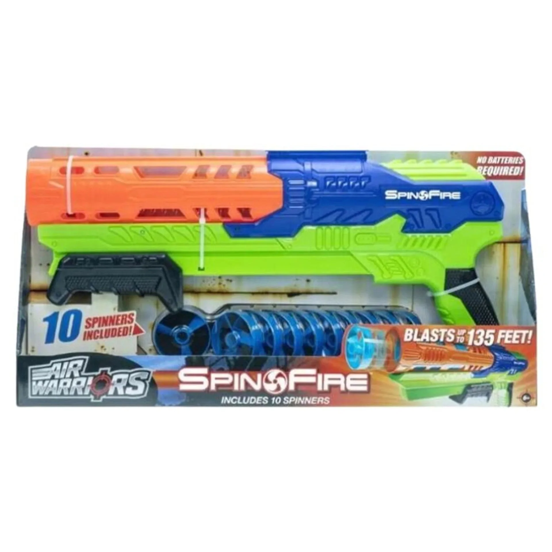 Buzz Bee Toys Air Warriors Spin Fire 74010