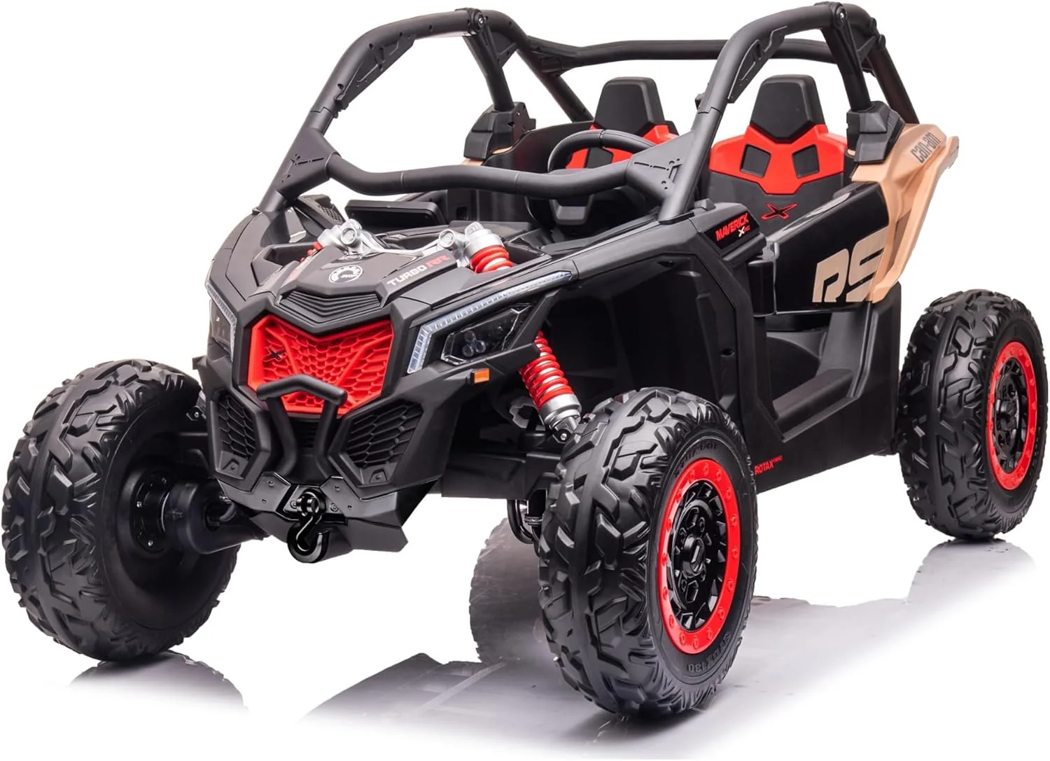 Can-Am Maverick Turbo RR Truck Plastic 12V14AH/4M Black/Gold DK-CA001