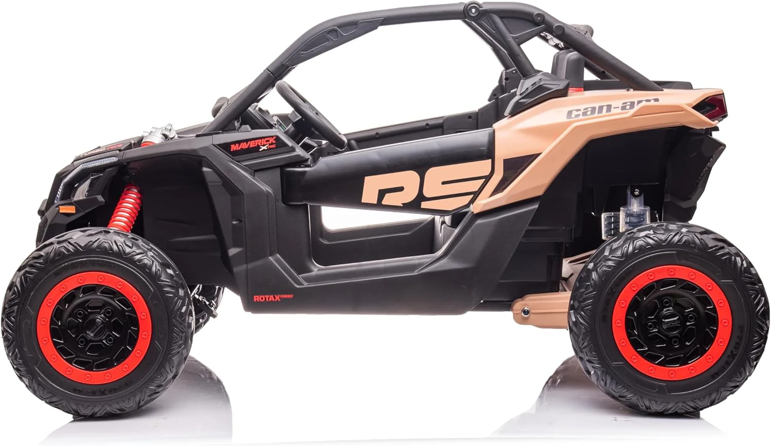 Can-Am Maverick Turbo RR Truck Plastic 12V14AH/4M Black/Gold DK-CA001 - Image 3