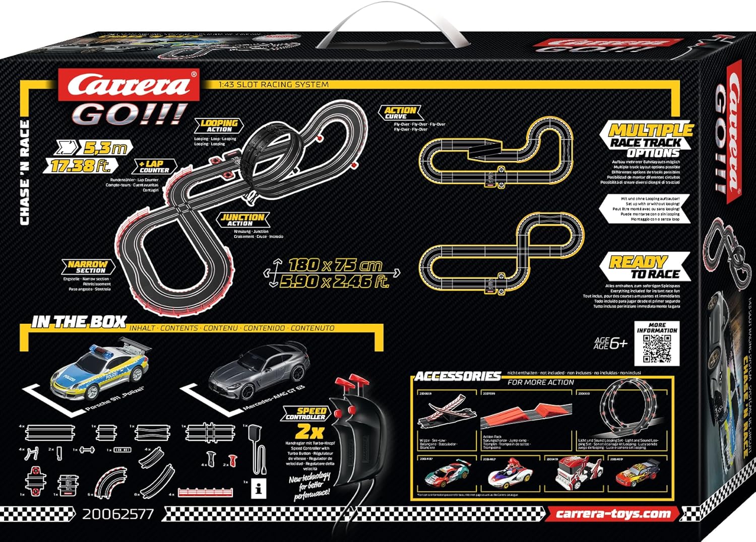 Carrera Go! Chase 'N Race 5.3M 62577 - Image 3