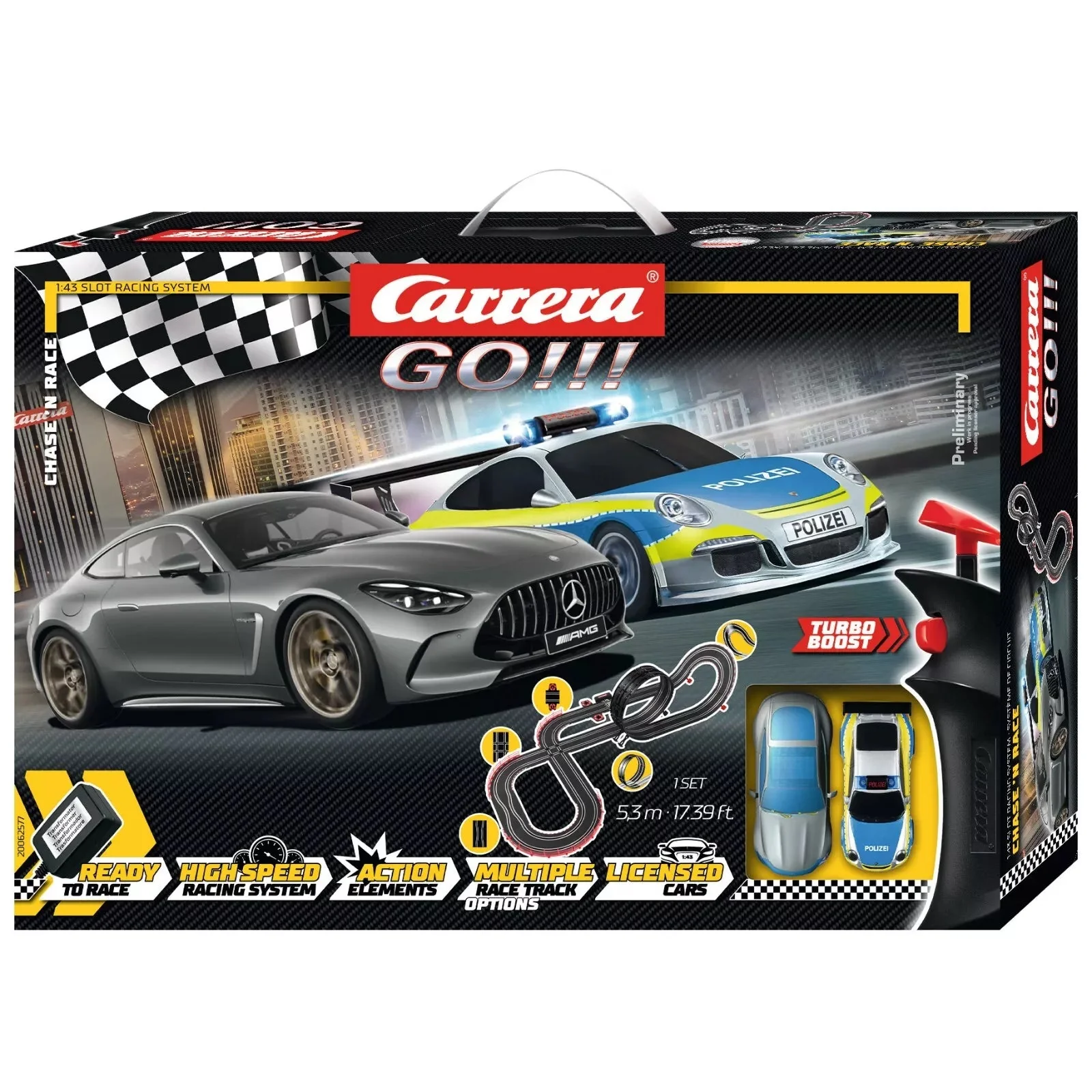 Carrera Go! Chase 'N Race 5.3M 62577